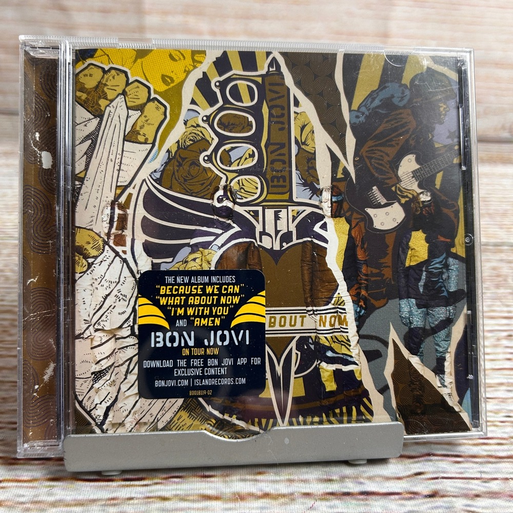 Bon Jovi What About Now CD 2013 Island Records Rock Album B0018119-02